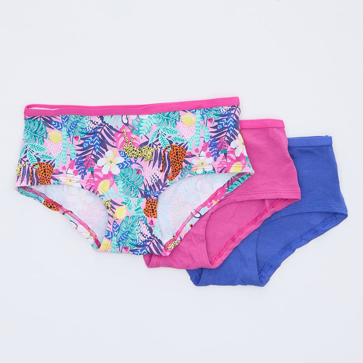Girls 5 Pack Shorty Briefs from You Know Who's