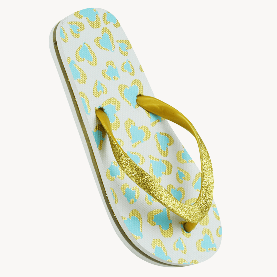 Girls Animal Print Flip Flop from You Know Who's
