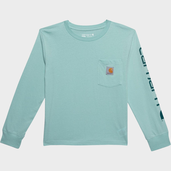 Girls Aqua Long Sleeve Carhartt from You Know Who's