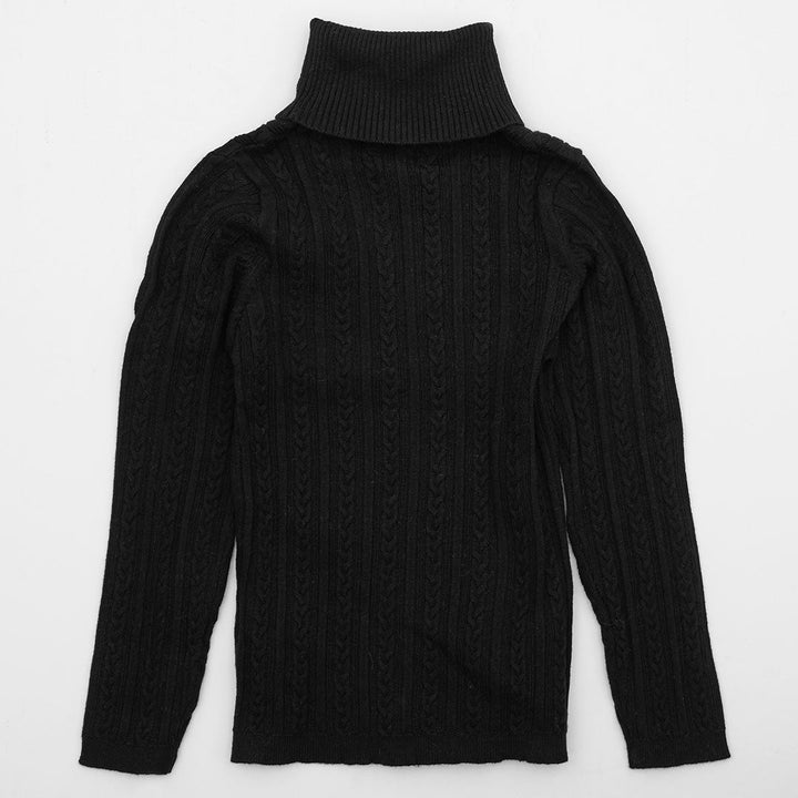 Girls Black Knitted Polo from You Know Who's