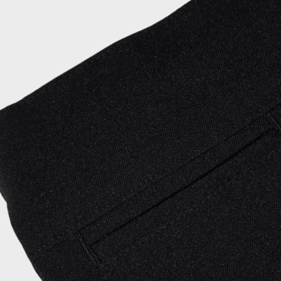 Girls Black Long School Trouser With Pocket from You Know Who's