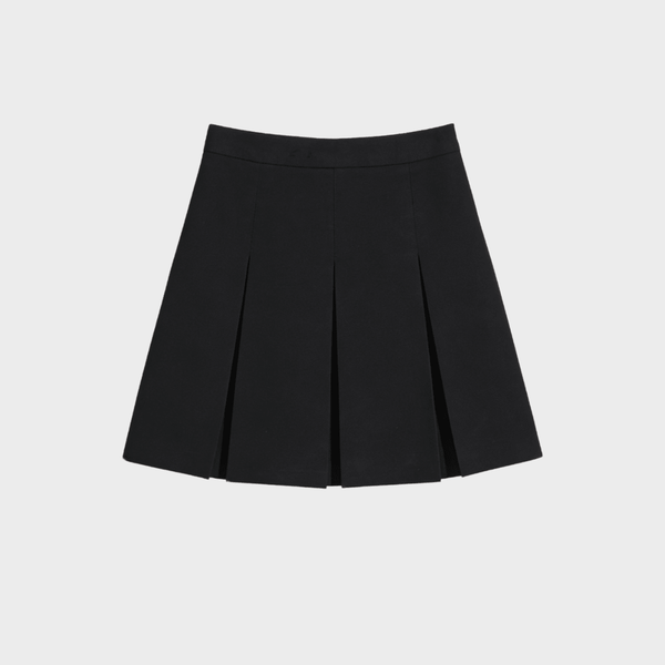 Girls Black Pleated School Skirt from You Know Who's