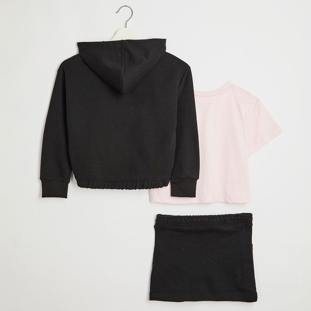 Girls Black Reebok 3pc Set from You Know Who's