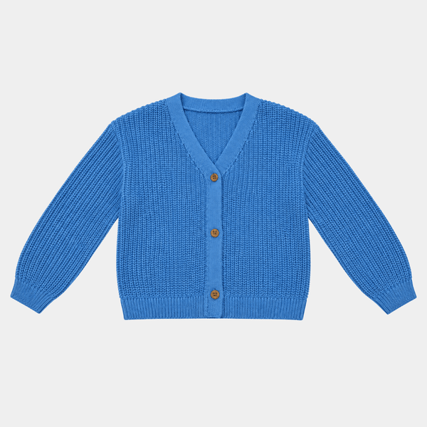 Girls Blue Knitted Cardigan from You Know Who's