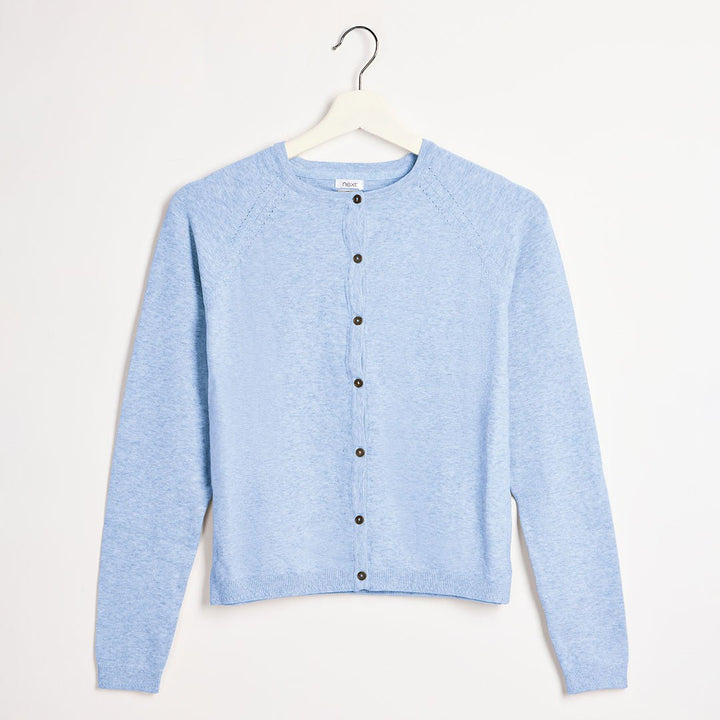 Girls Blue Knitted Cardigan from You Know Who's
