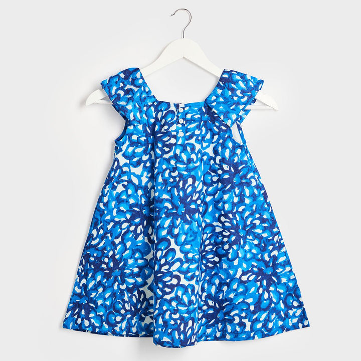 Girls Blue Printed Dress from You Know Who's