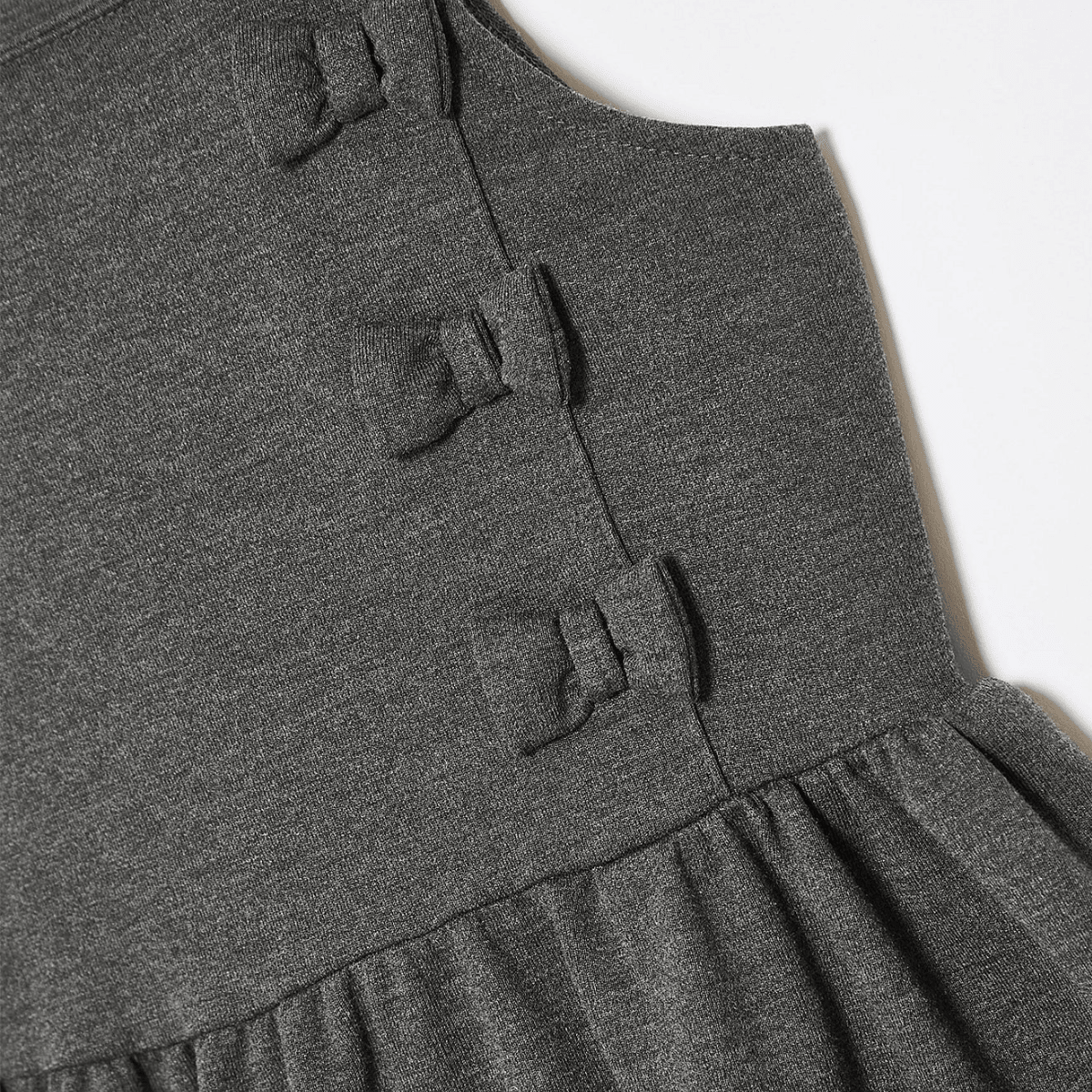 Girls Bow Double Pocket Pinafore from You Know Who's