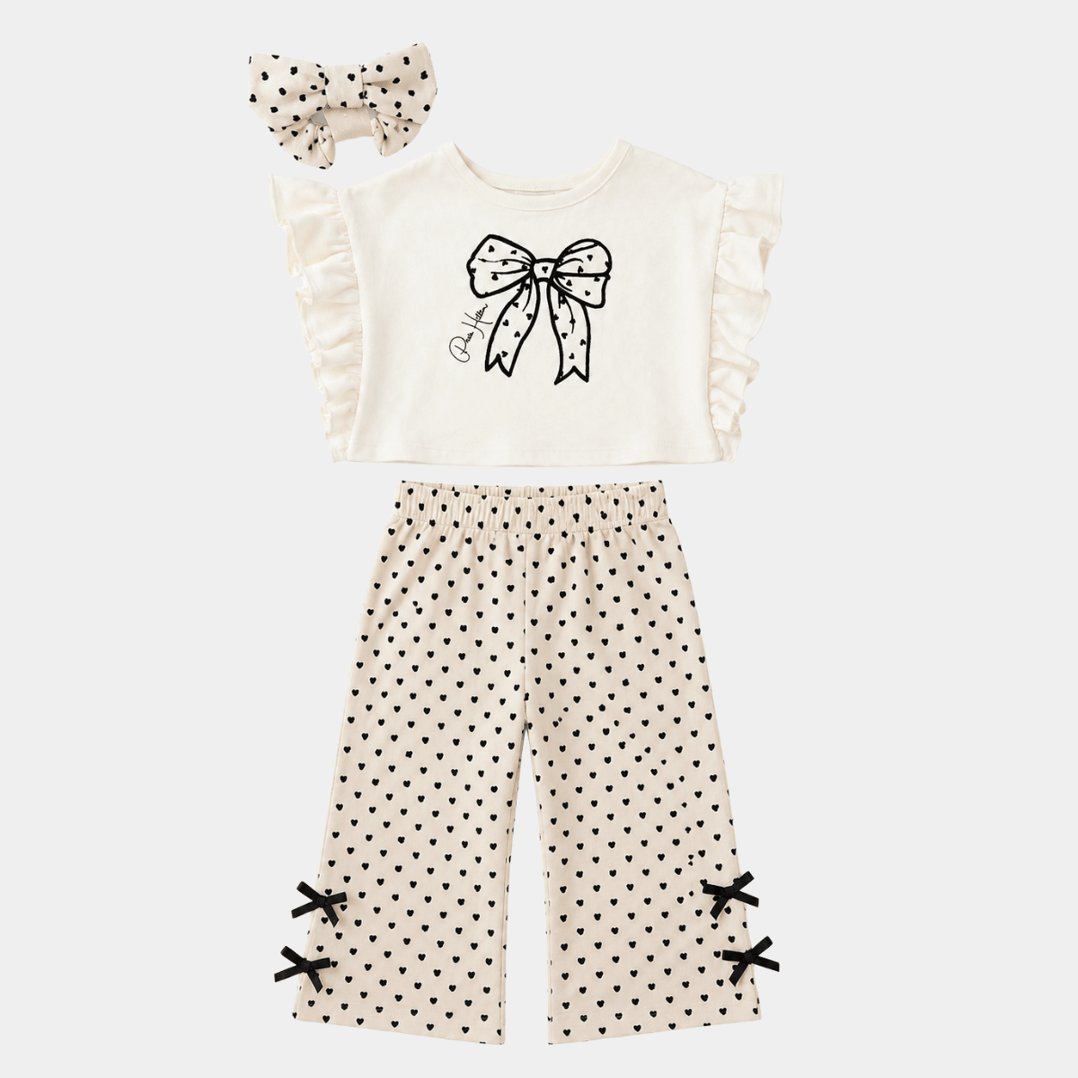 Girls Bow Paris Hilton 3pc Set from You Know Who's