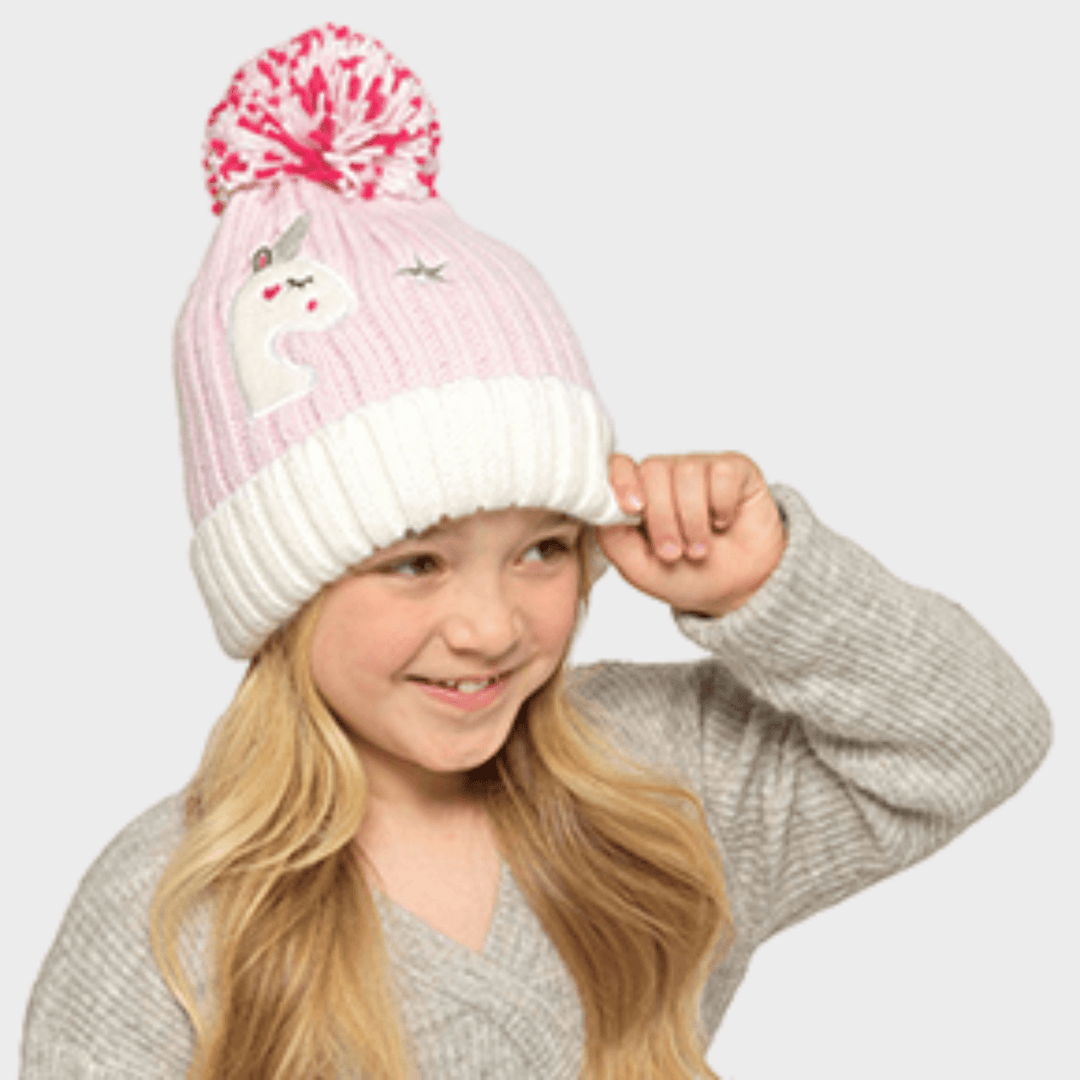 Girls Cable Knit Hat from You Know Who's