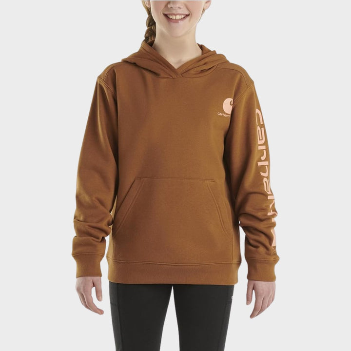 Girls Carhartt Brown Hoodie from You Know Who's