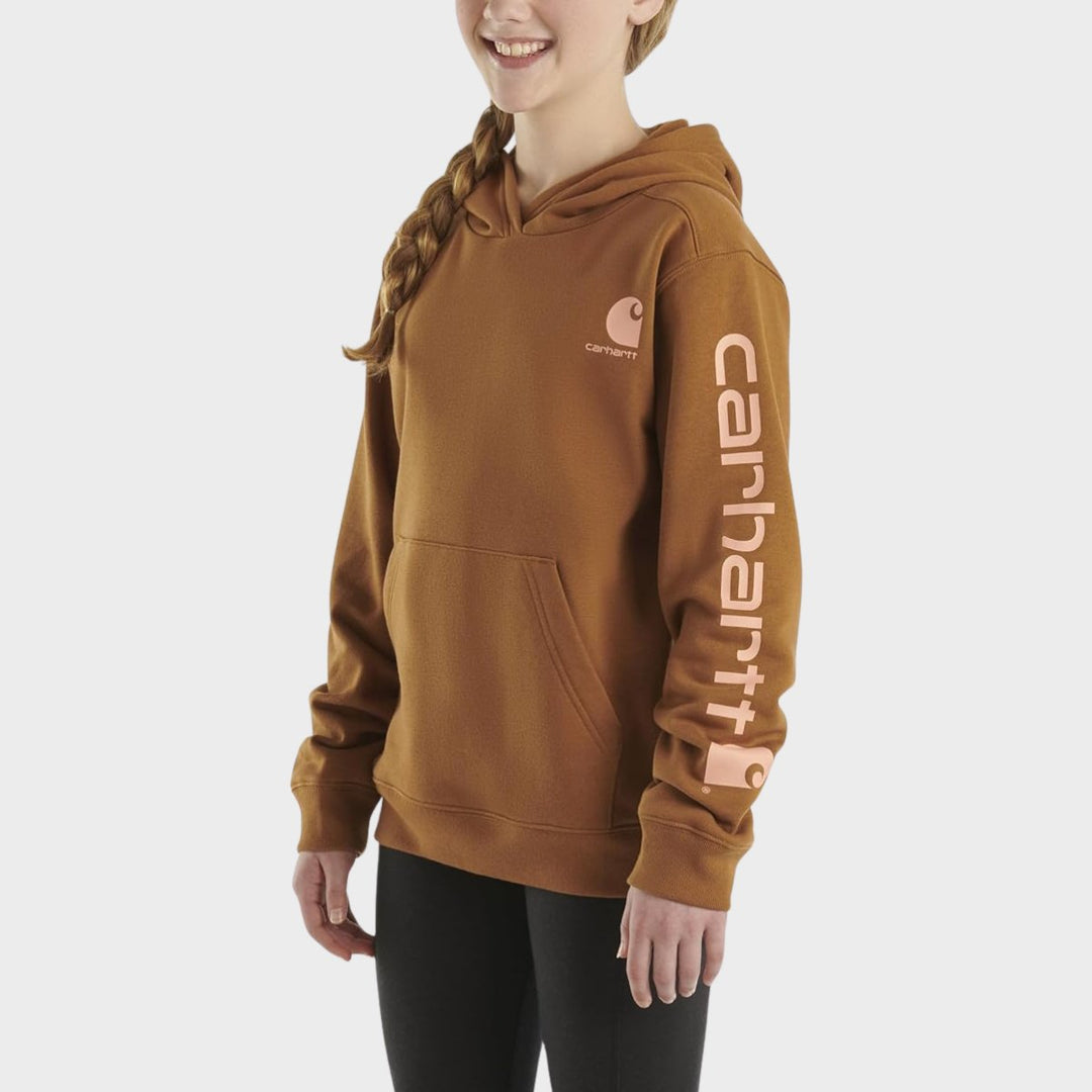 Girls Carhartt Brown Hoodie from You Know Who's