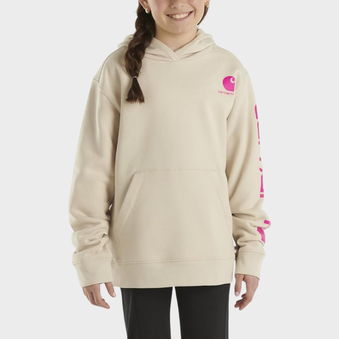 Girls Carhartt Cream Hoodie from You Know Who's