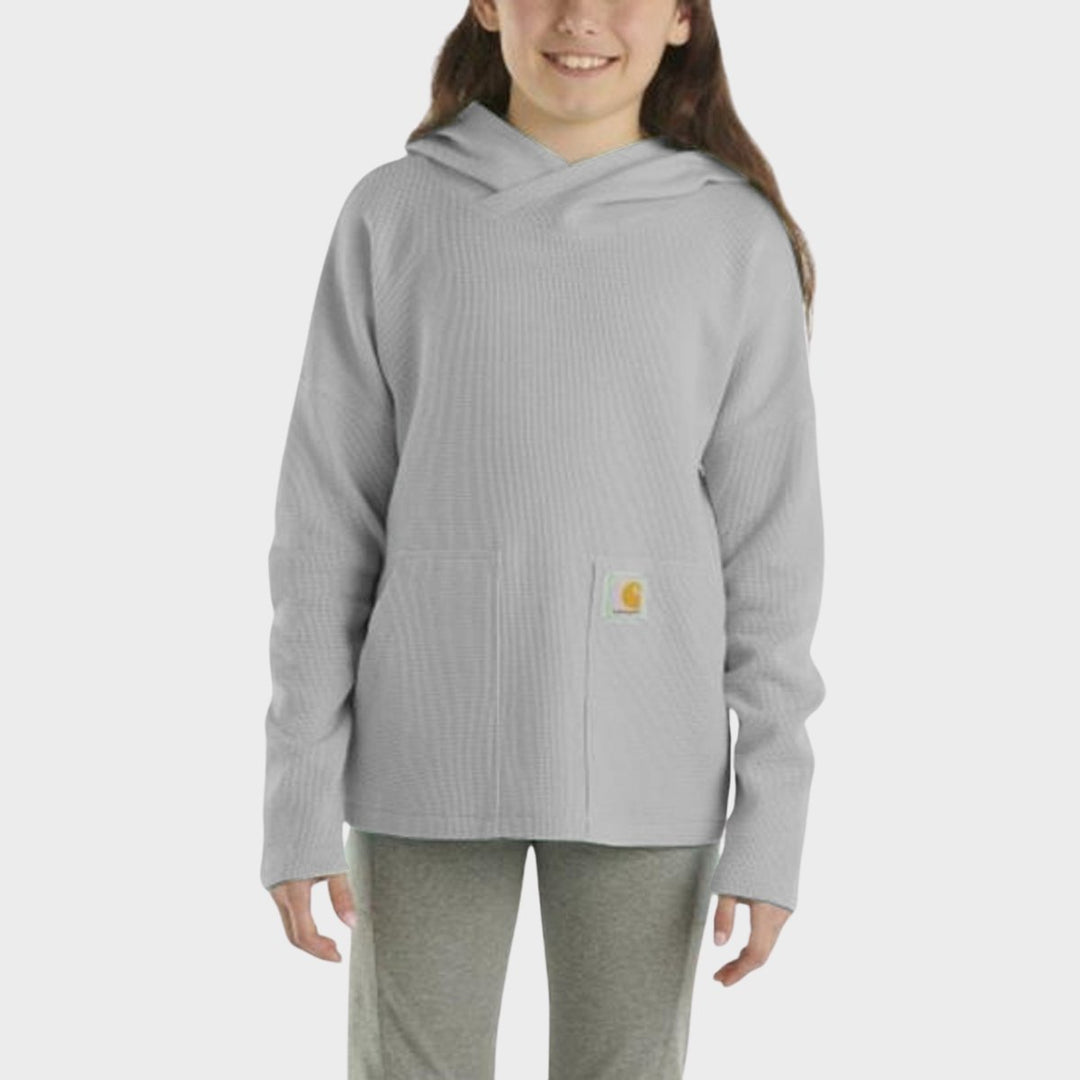 Girl`s Carhartt Grey Waffle Hoodie from You Know Who's