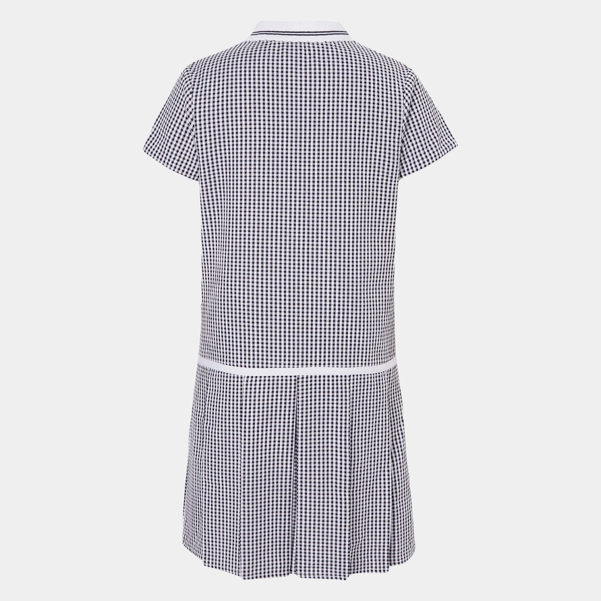 Girls Collar Gingham Zip Up 2pk School Dress from You Know Who's