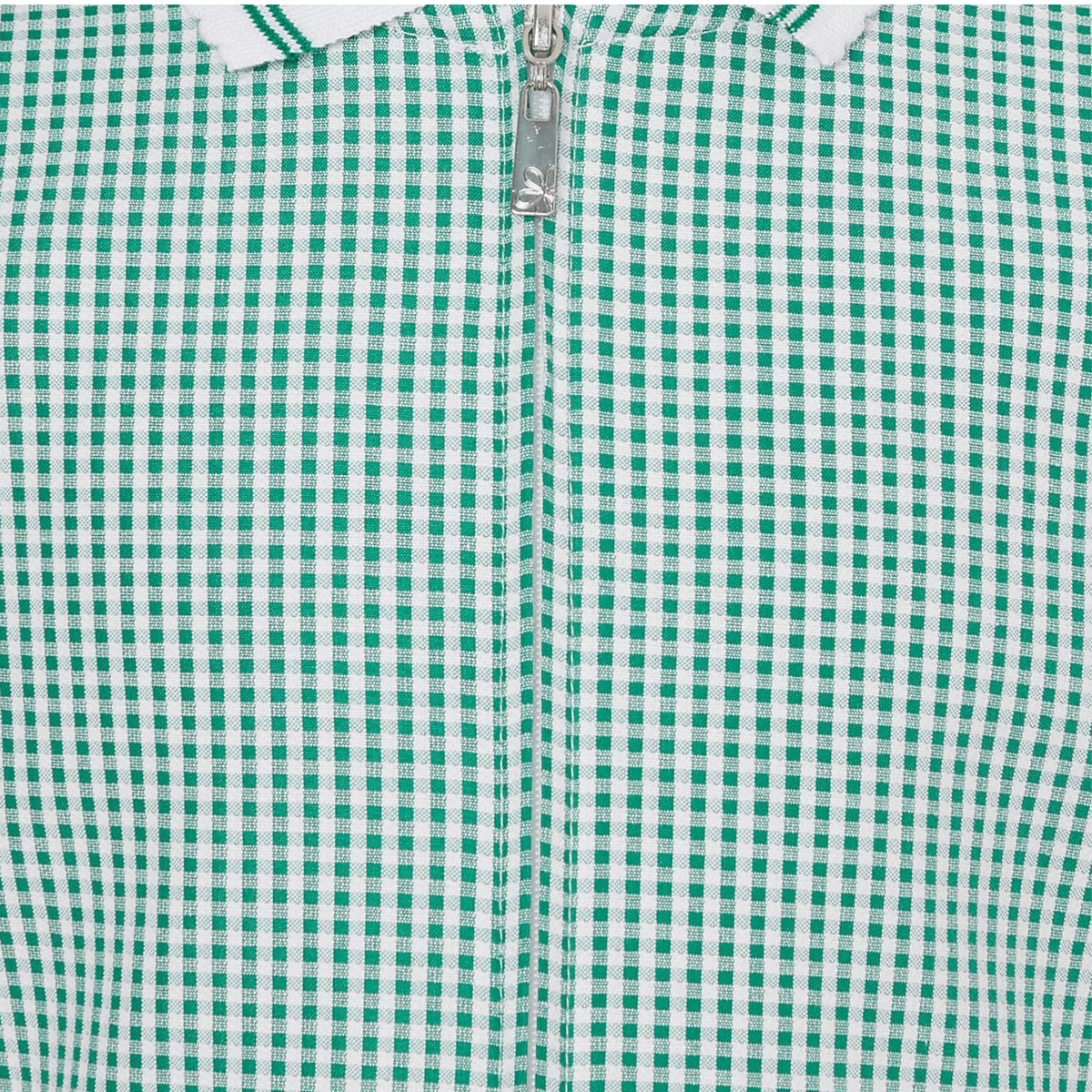 Girls Collar Gingham Zip Up 2pk School Dress from You Know Who's
