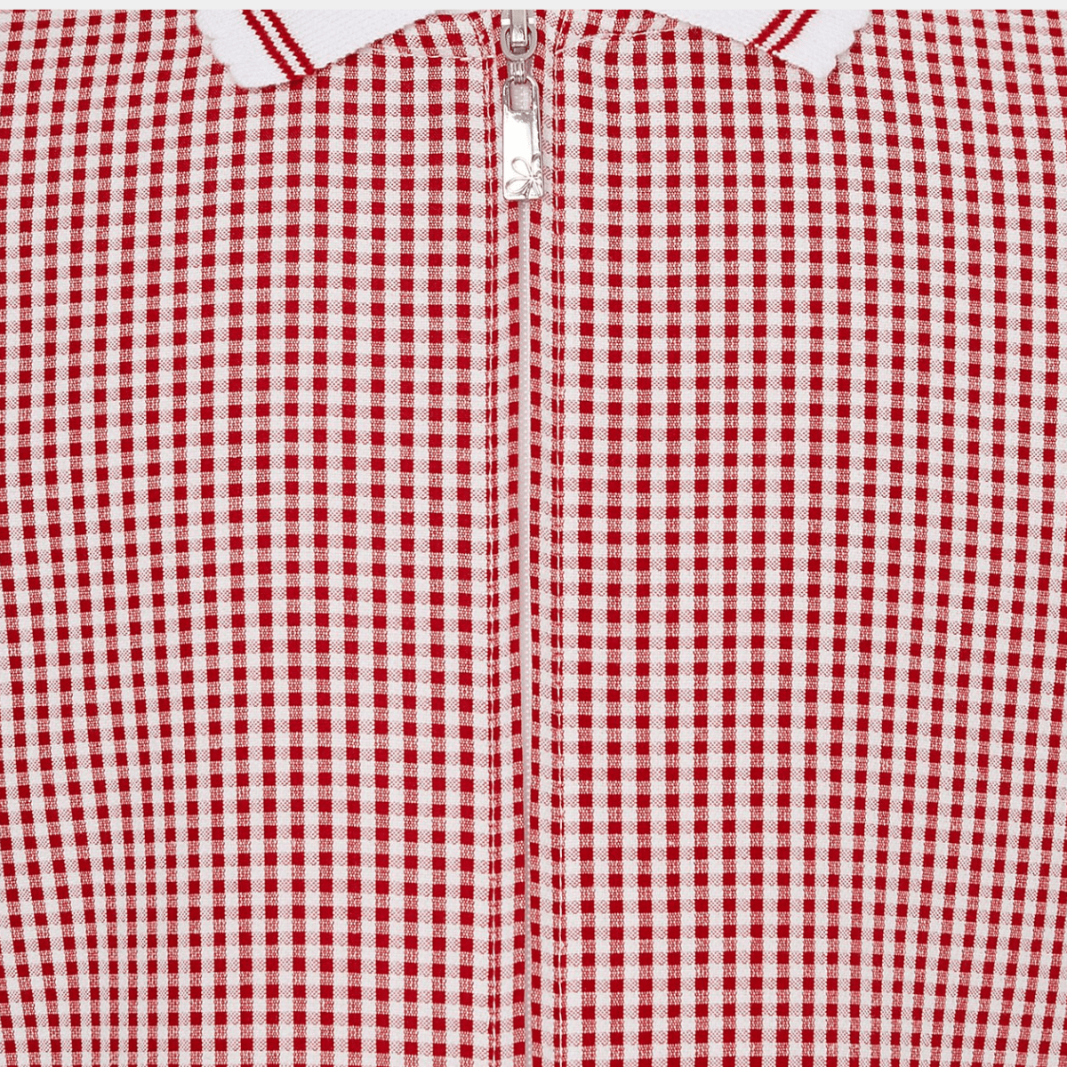 Girls Collar Gingham Zip Up 2pk School Dress from You Know Who's