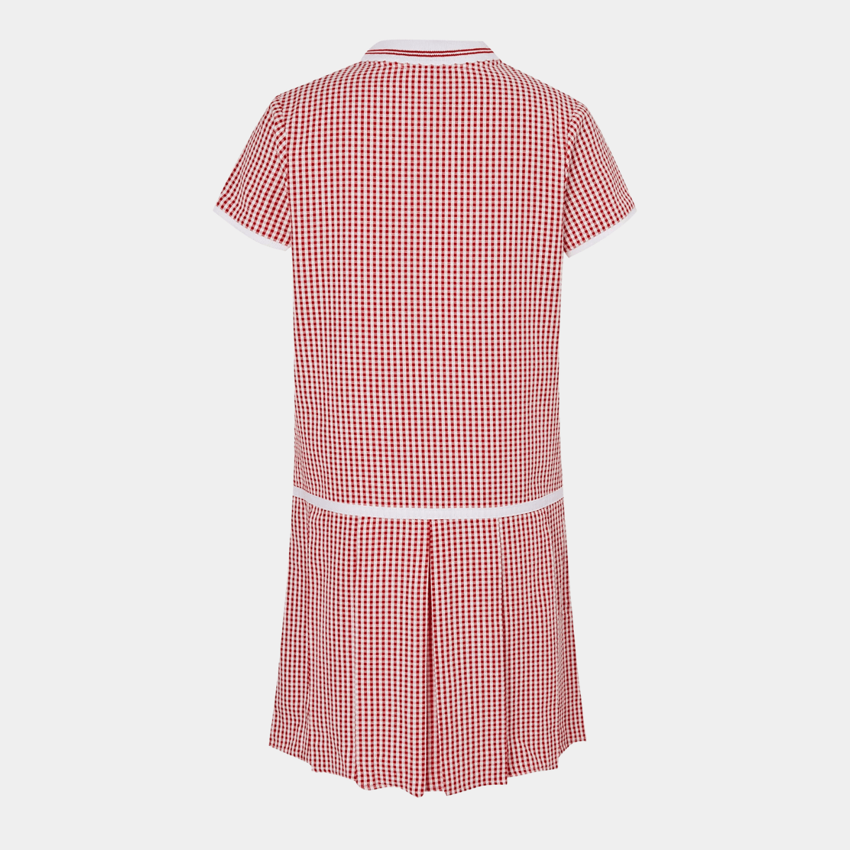 Girls Collar Gingham Zip Up 2pk School Dress from You Know Who's