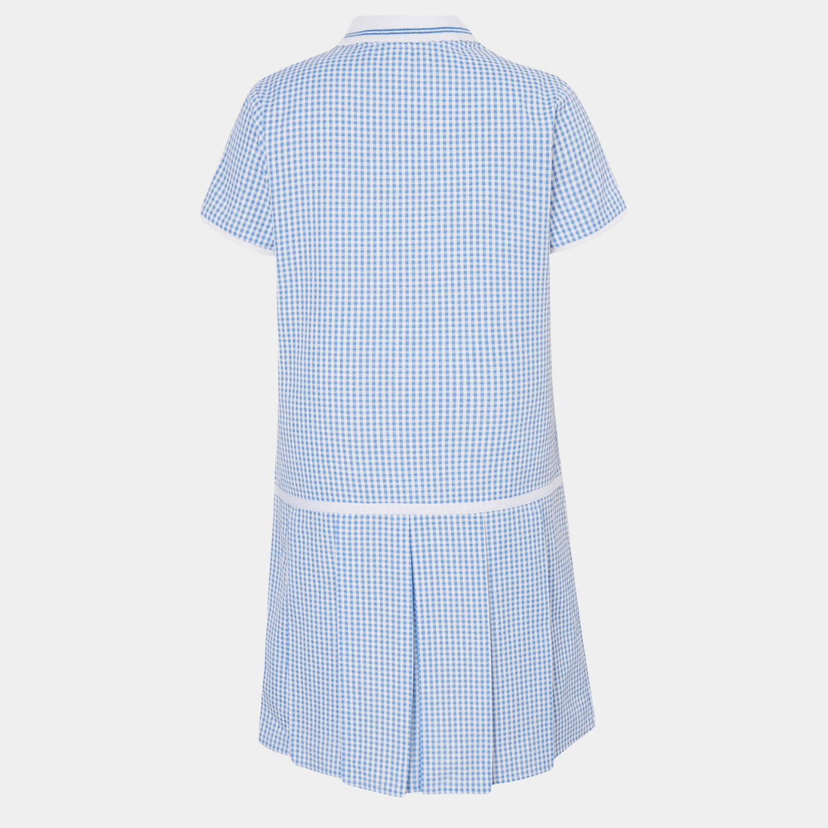 Girls Collar Gingham Zip Up 2pk School Dress from You Know Who's