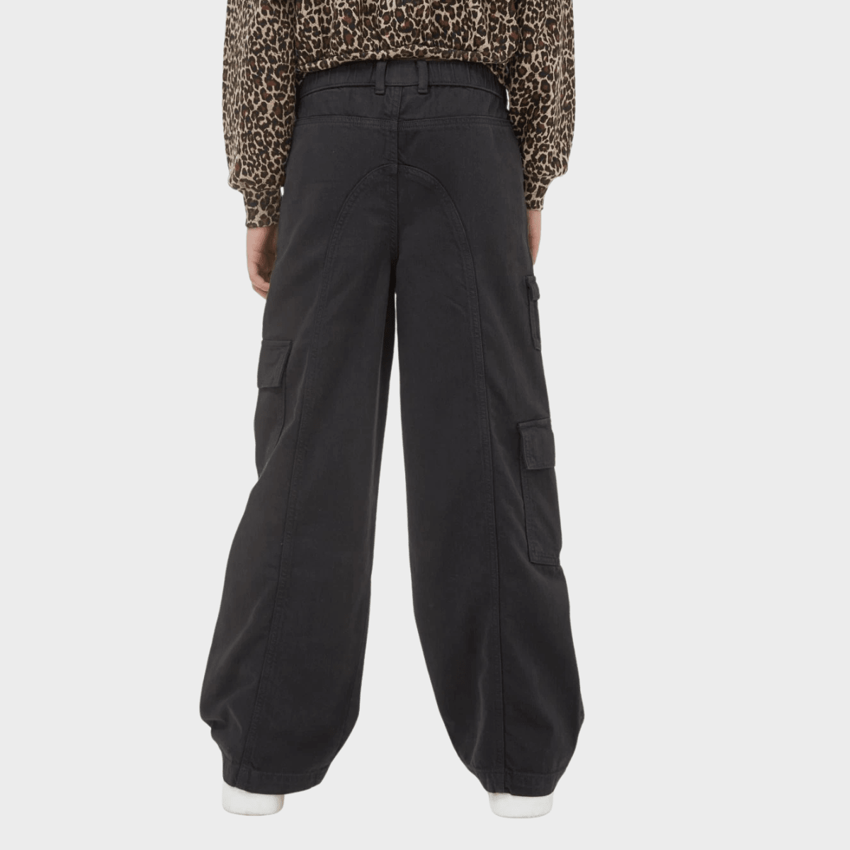 Girls Cotton Carbon Wide Leg Cargo Pants (6 - 16Y) from You Know Who's
