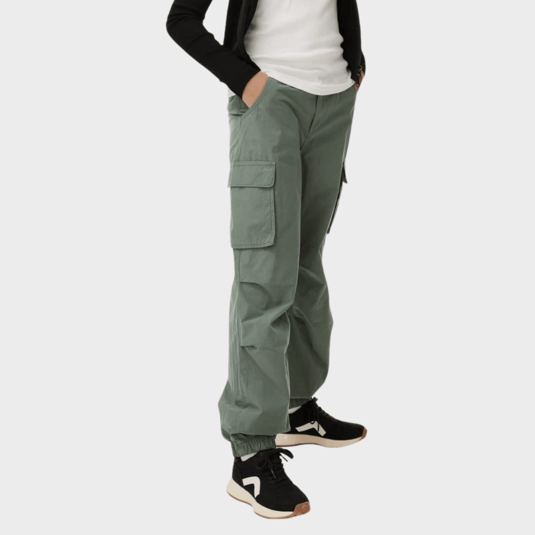 Girls Cotton Khaki Parachute Trouser (6 - 16Y) from You Know Who's