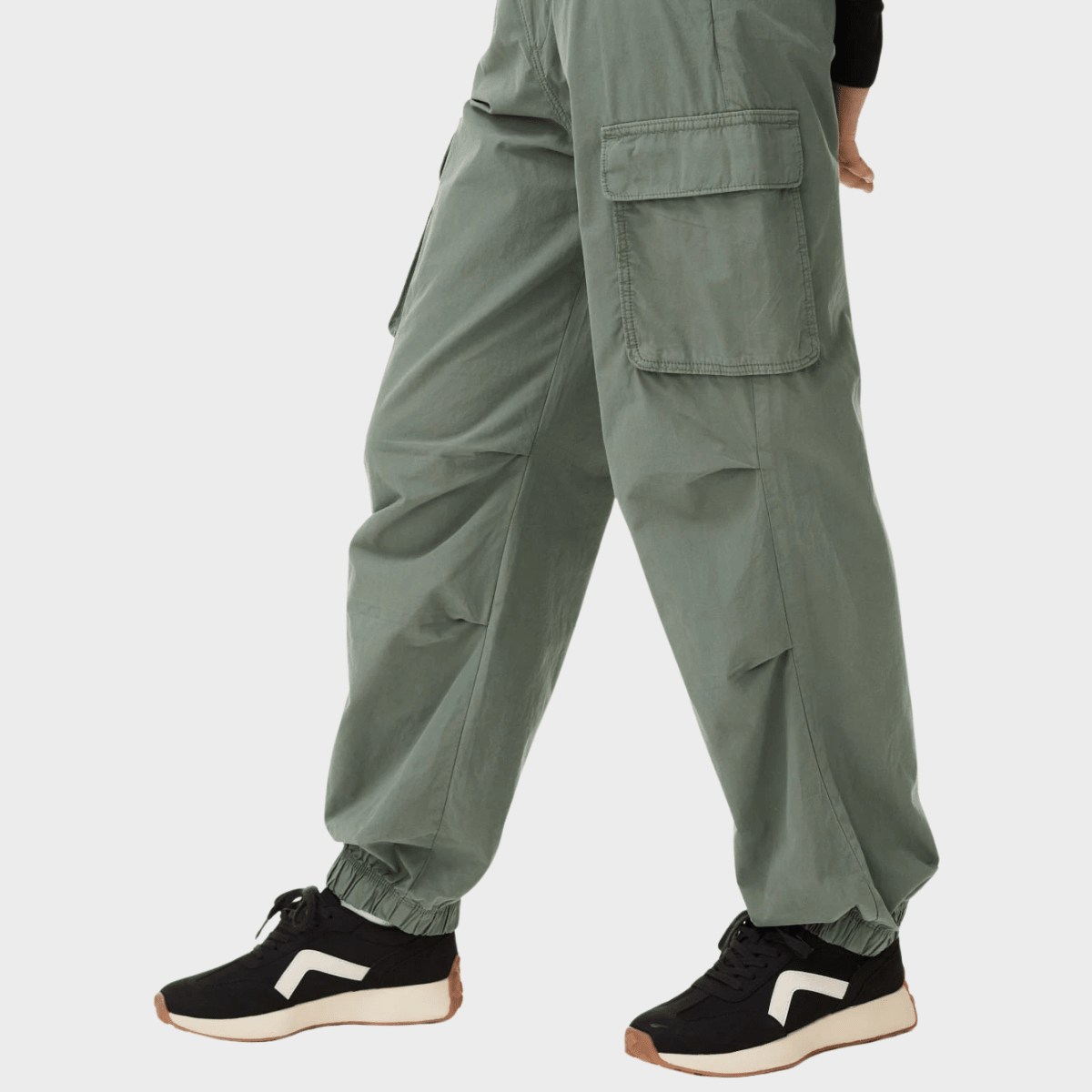 Girls Cotton Khaki Parachute Trouser (6 - 16Y) from You Know Who's
