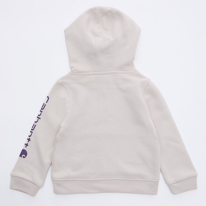 Girls Cream Carhartt 1/4 Zip Hoodie from You Know Who's