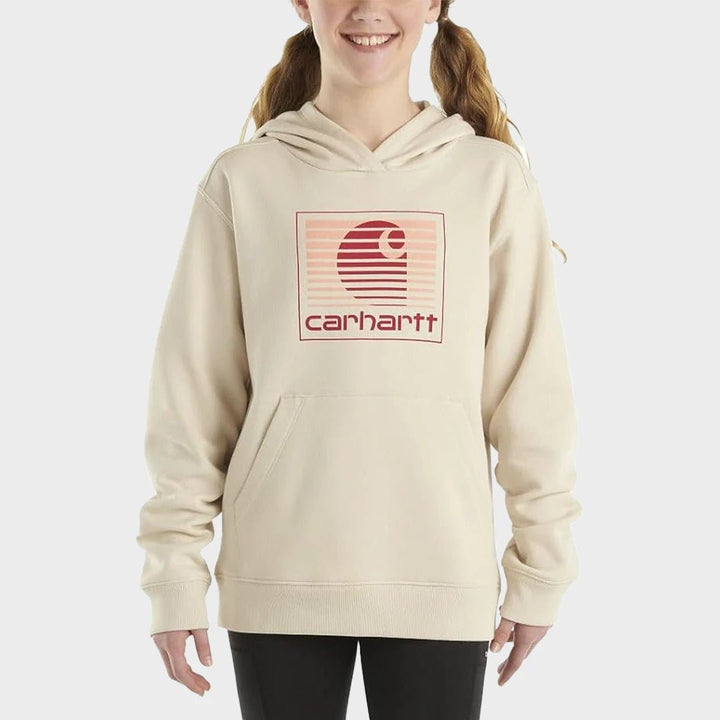 Girls Cream Multi Carhartt Hoodie from You Know Who's