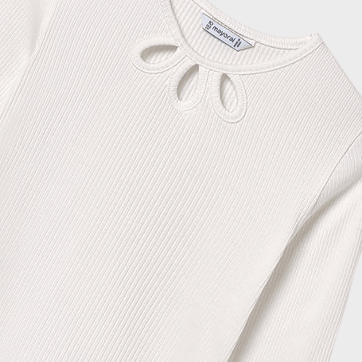 Girls Cut Out Ribbed Top (8 - 14Y) from You Know Who's