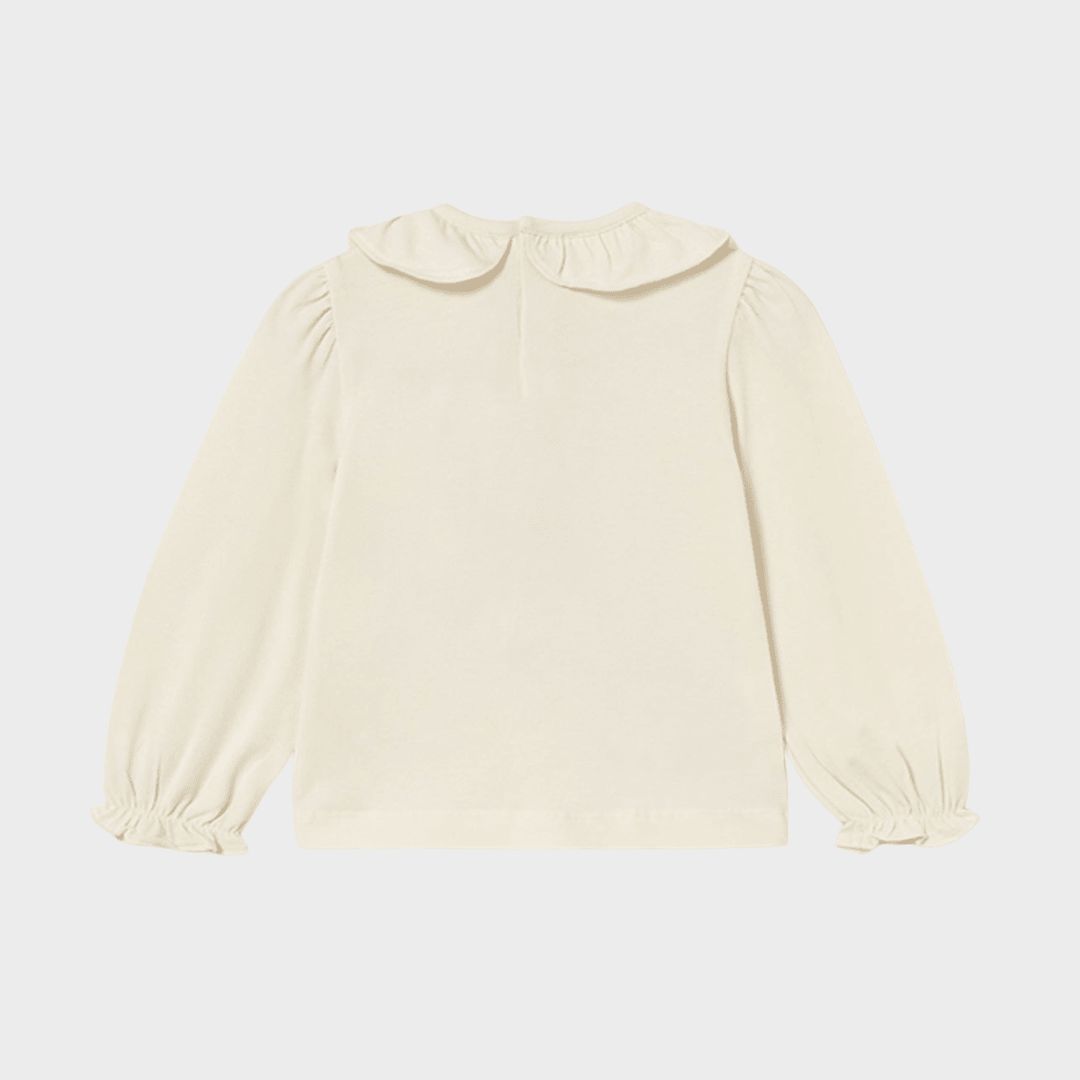 Girls Frill Neck Printed Top (6M - 4Y) KITO2633 from You Know Who's