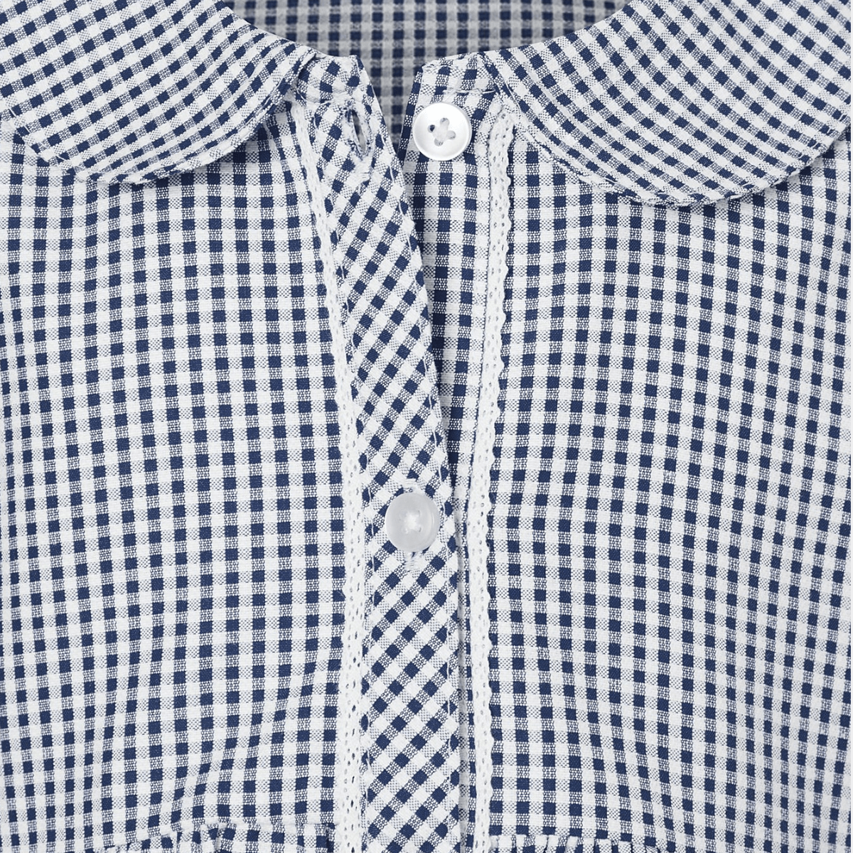 Girls Gingham Button 2pk School Dress from You Know Who's