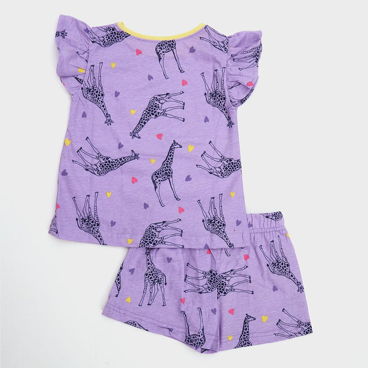 Girls Giraffes Shorty PJs from You Know Who's