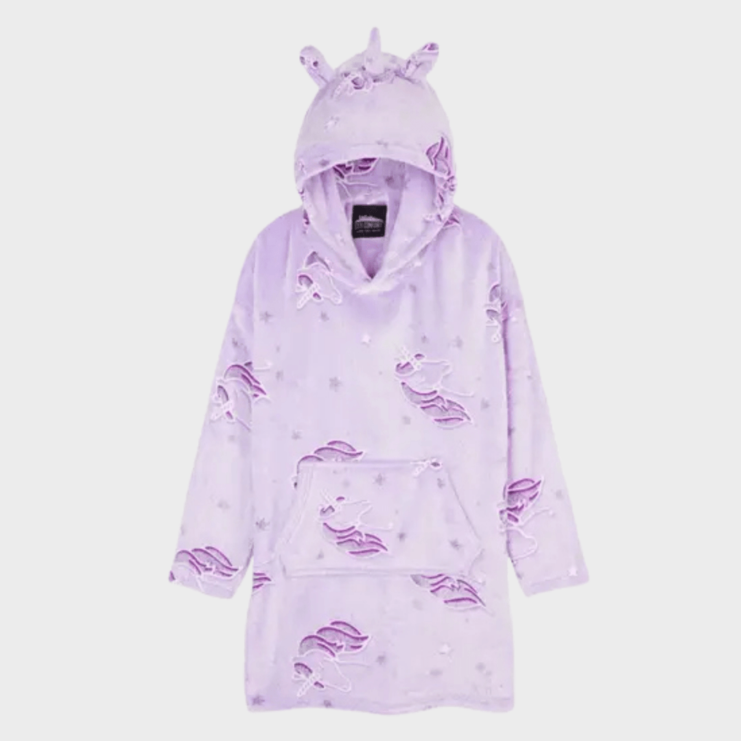 Girls Glow in the dark Unicorn Hooded Blanket from You Know Who's