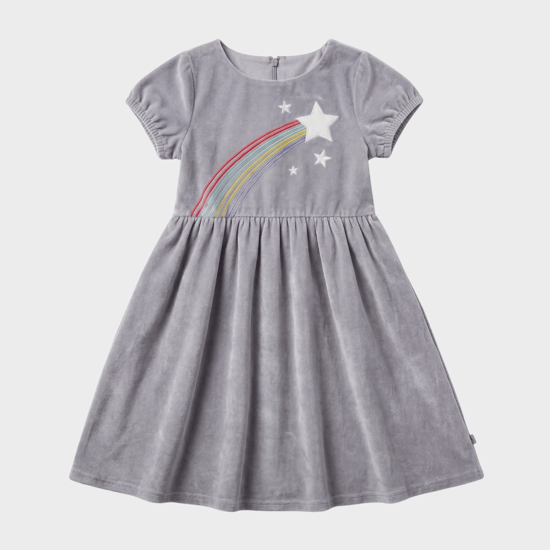 Girls Grey Frugi Dress from You Know Who's