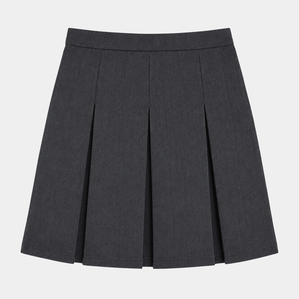 Girls Grey Pleated School Skirt from You Know Who's