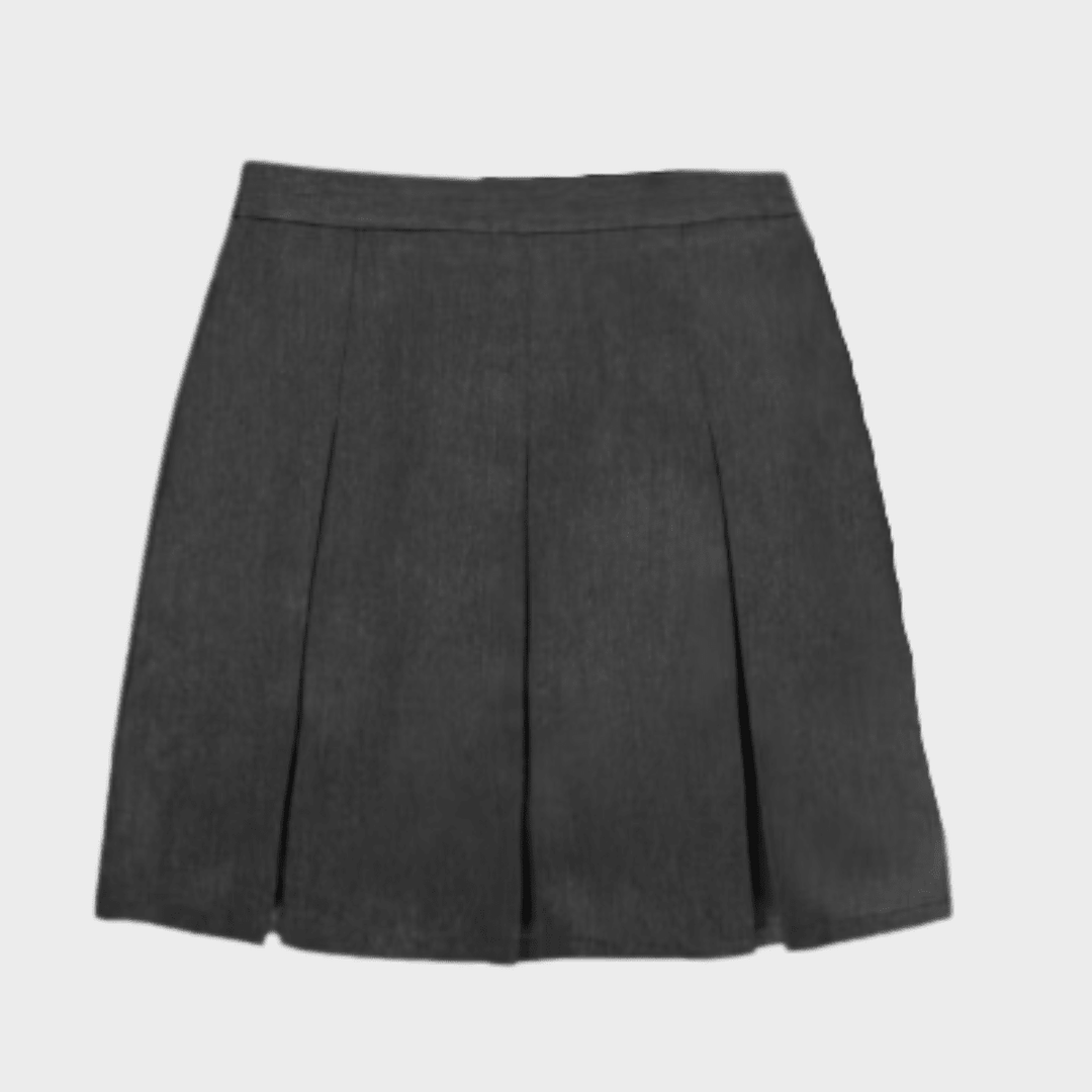 Girls Grey School Skirt from You Know Who's