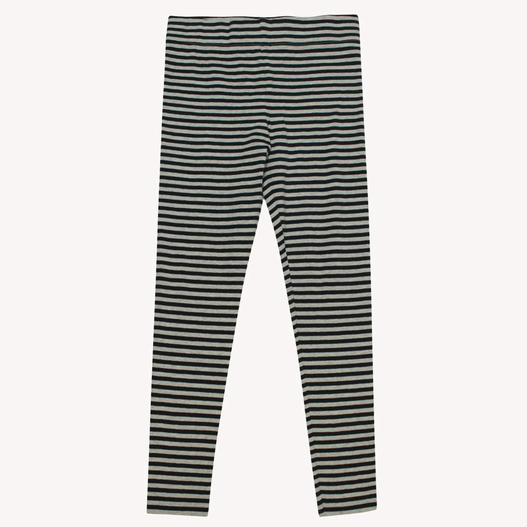 Girls Grey Stripe Leggings (6 - 10Y) from You Know Who's