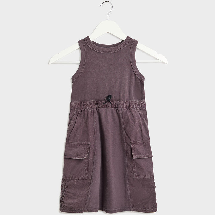 Girls Grey Utility Dress from You Know Who's