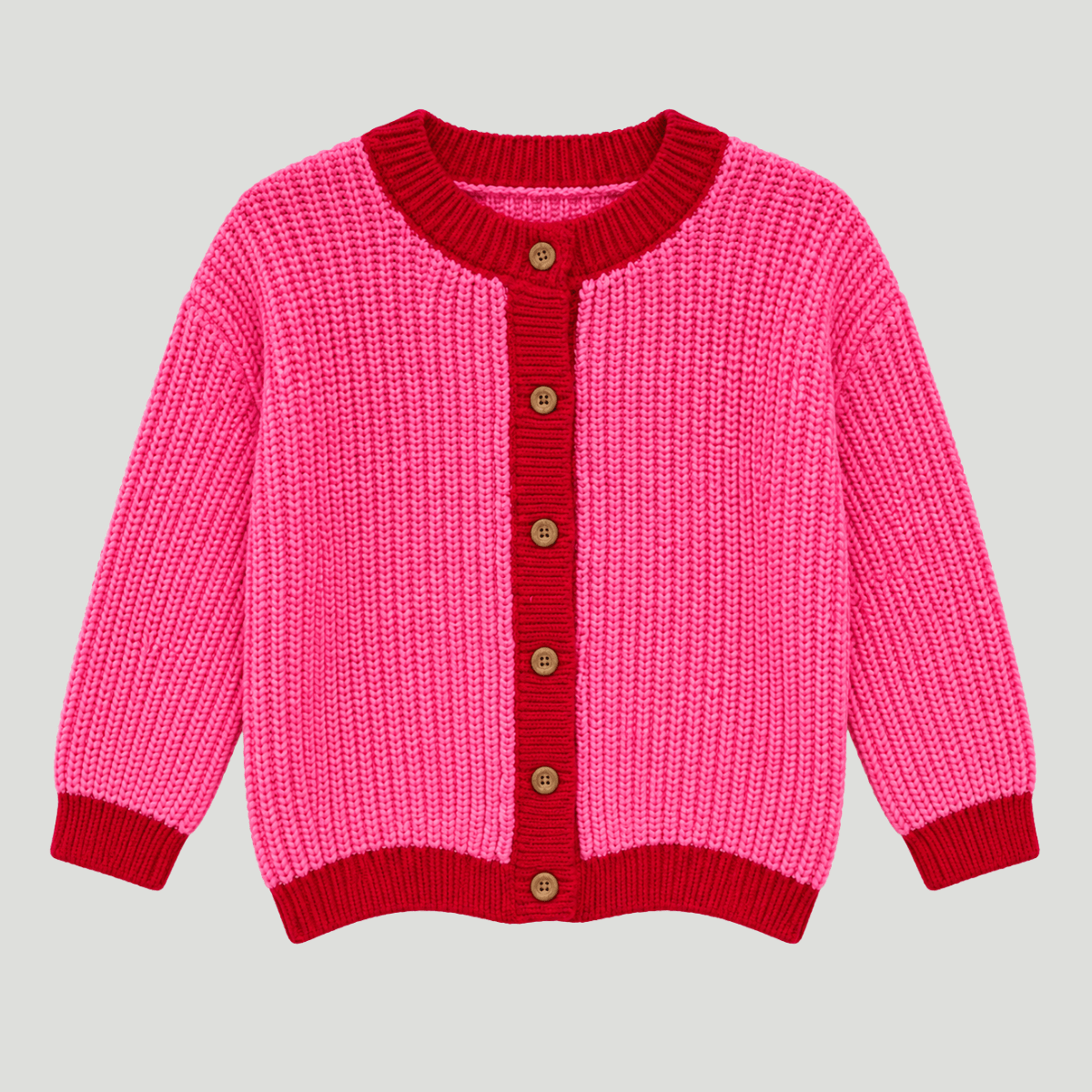 Girls Hot Pink Cardigan from You Know Who's