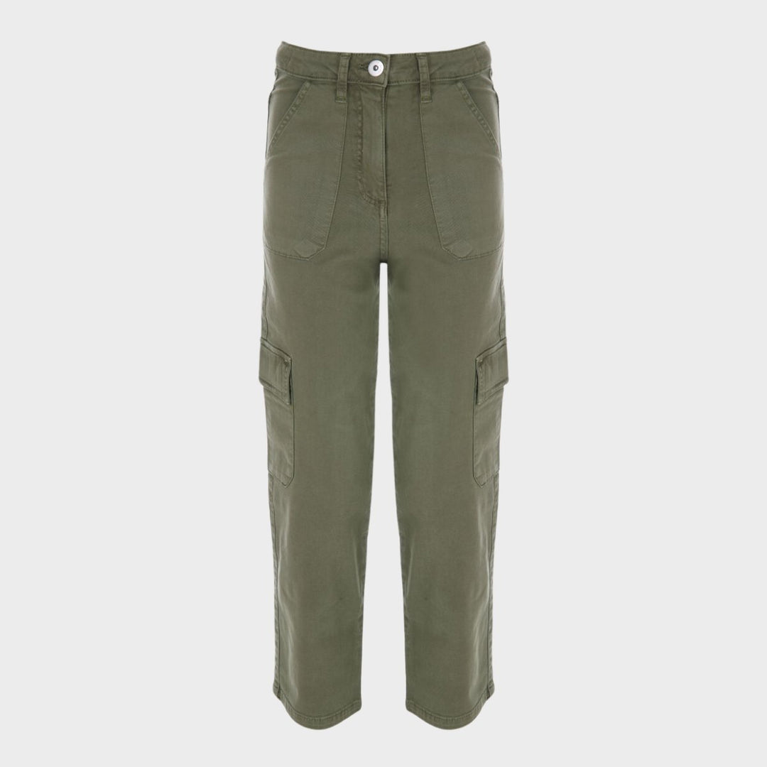 Girls Khaki Cargo Pants from You Know Who's
