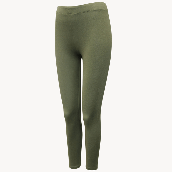 Girls Khaki Leggings from You Know Who's
