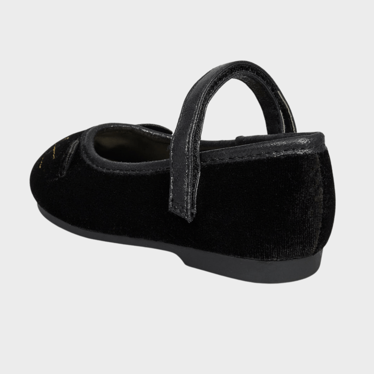 Girls Kitty Bar Shoe Black from You Know Who's