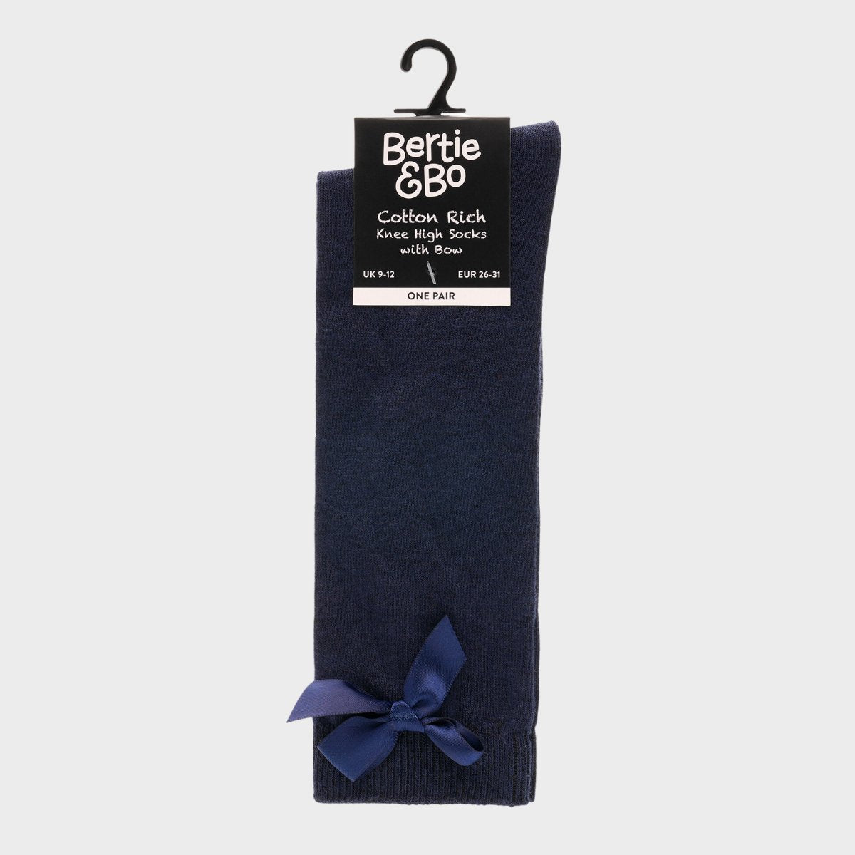 Girls Knee High Socks Navy from You Know Who's