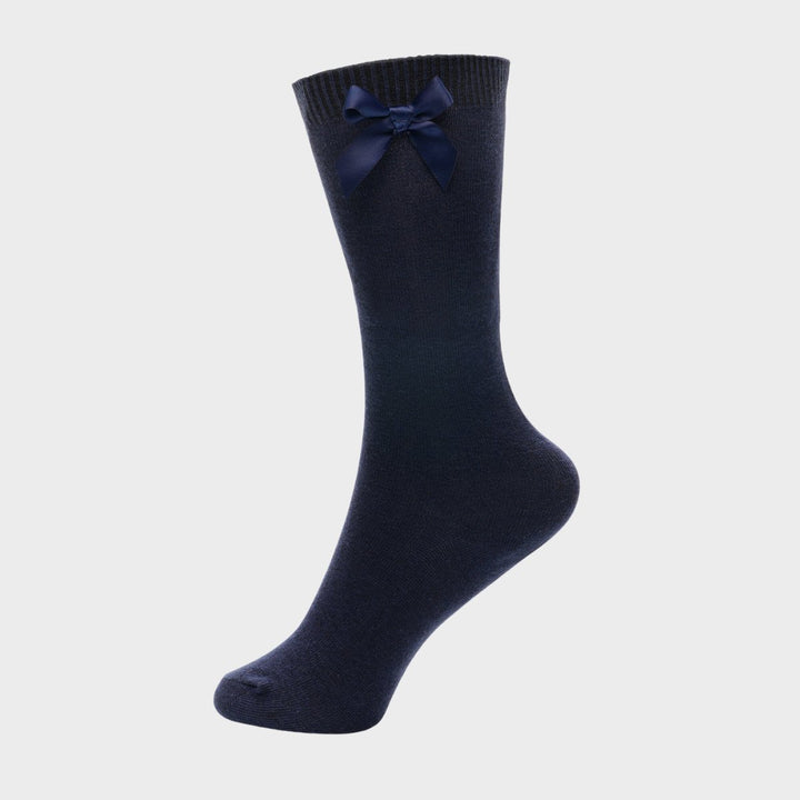 Girls Knee High Socks Navy from You Know Who's