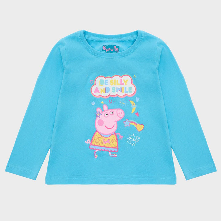 Girls Light Blue Peppa Pig Top from You Know Who's