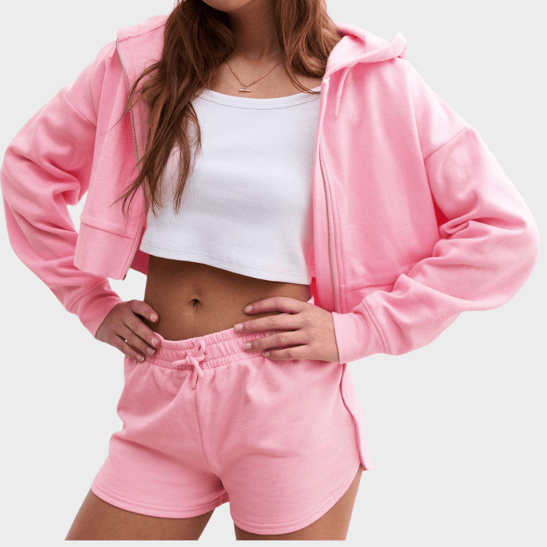 Girls Light Pink Zipper (9 - 15Y) from You Know Who's