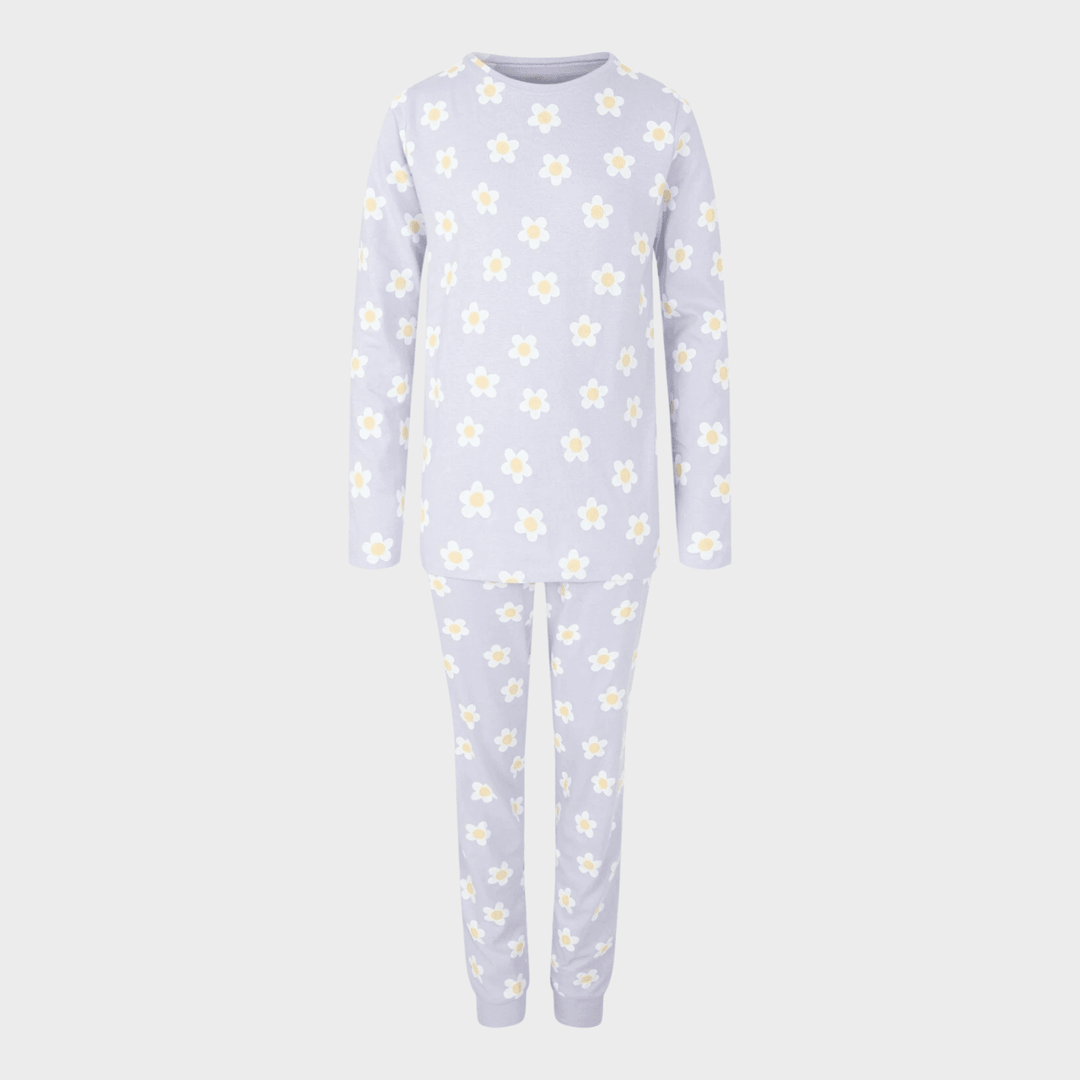 Girls Lilac Flower Pj from You Know Who's