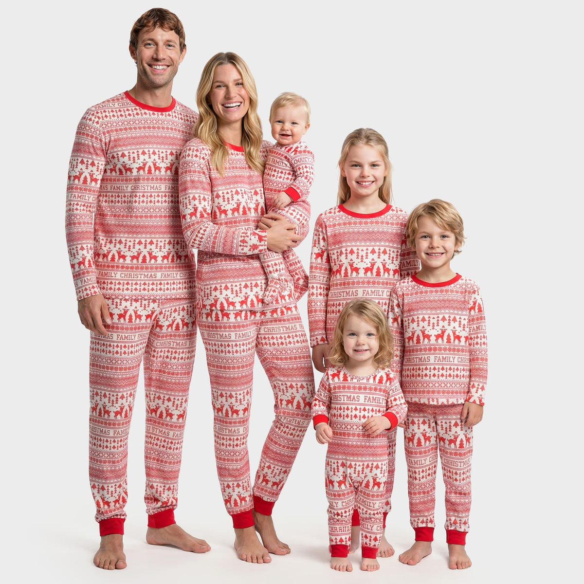 Girls Matching Family Christmas Pyjamas from You Know Who's