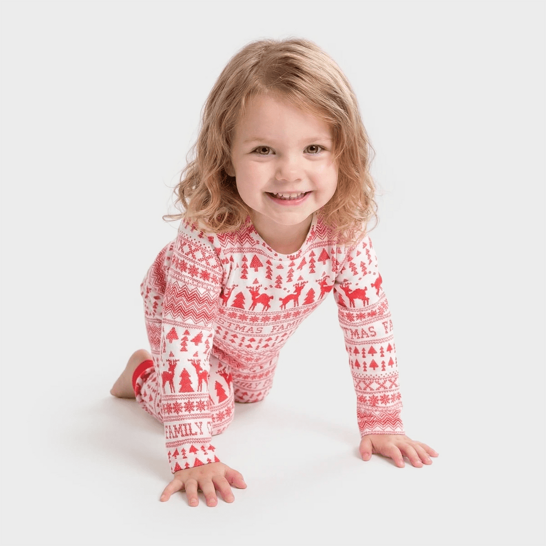 Girls Matching Family Christmas Pyjamas from You Know Who's