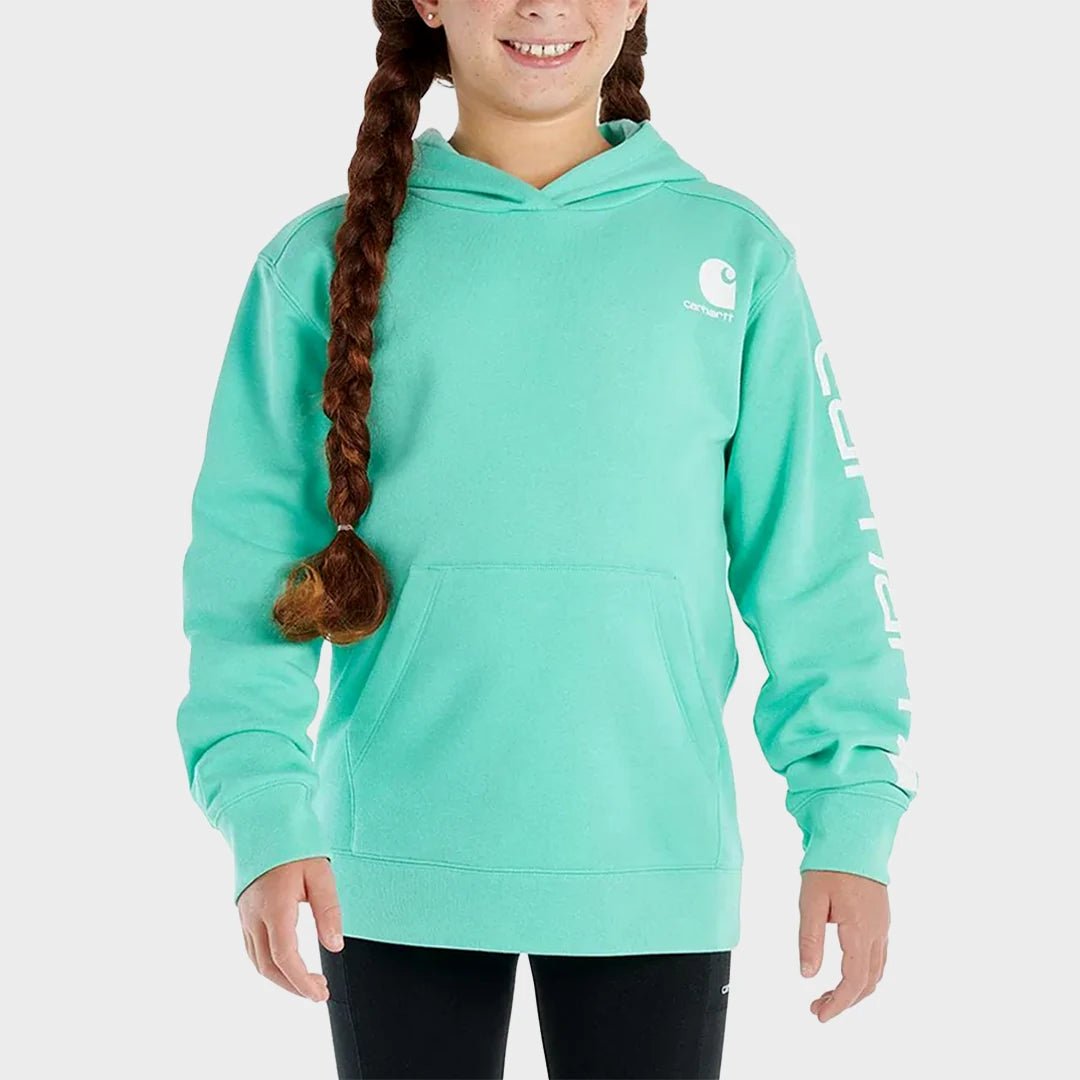 Girls Mint Carhartt Hoodie from You Know Who's