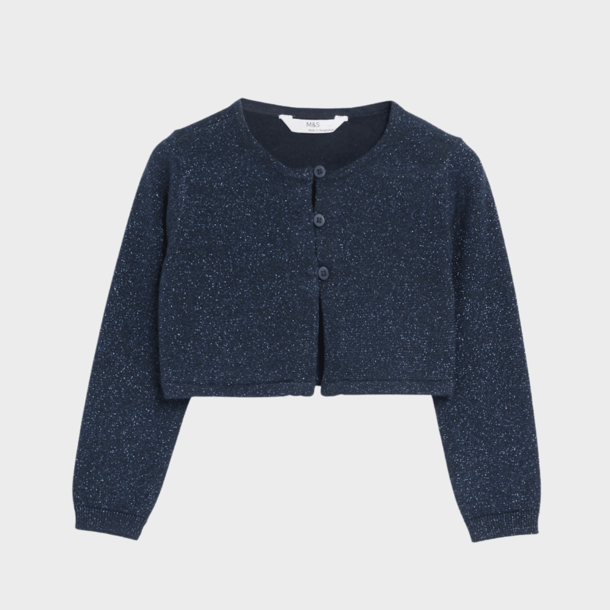 Girls Navy Cardigan from You Know Who's